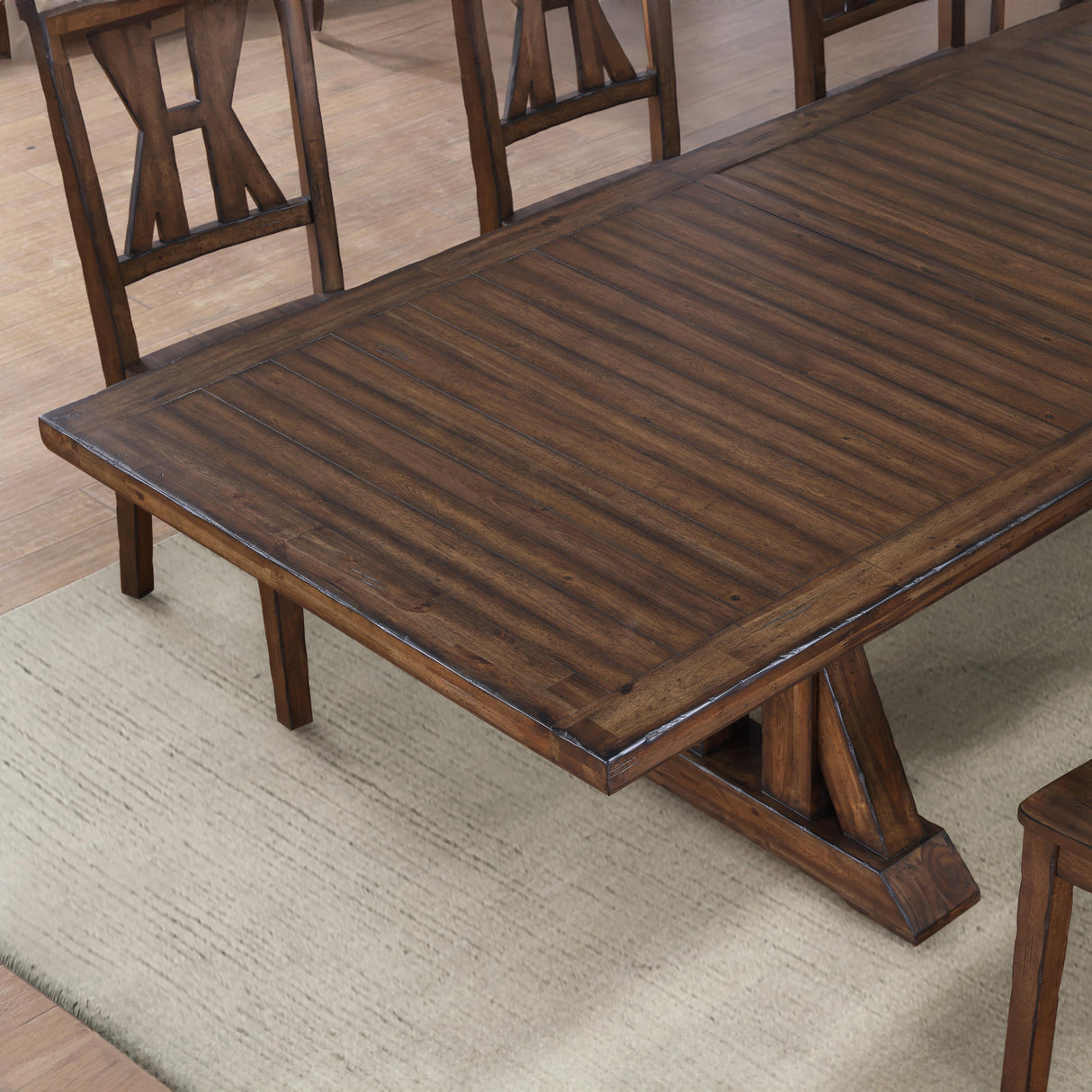  Steve Silver Furniture Auburn AUB500TTB Dining Table IMAGE 2