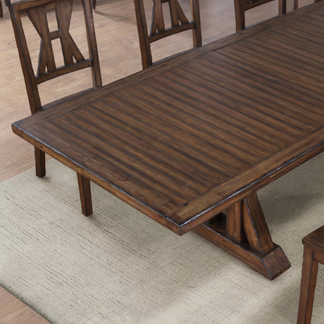  Steve Silver Furniture Auburn AUB500TTB Dining Table IMAGE 2