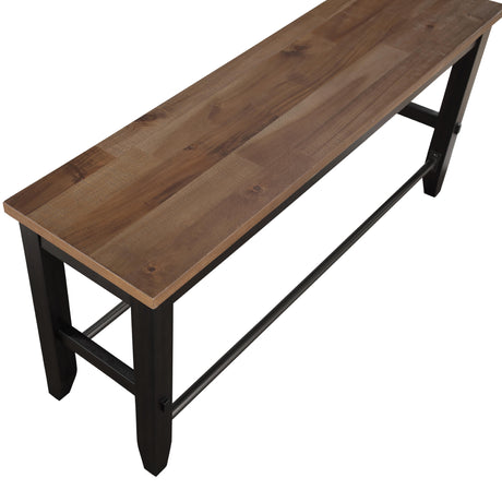  Steve Silver Furniture Bermuda BEM500CCBN Counter Bench IMAGE 2