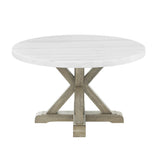  Steve Silver Furniture Carena CA520-TB-D1PC Round Dining Table IMAGE 1