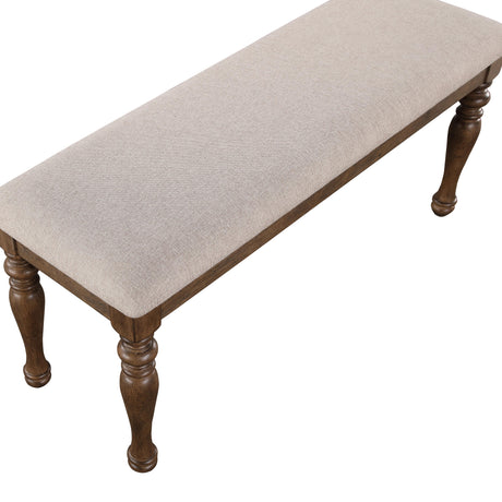  Steve Silver Furniture Joanna JA600NBN Bench Brown IMAGE 2