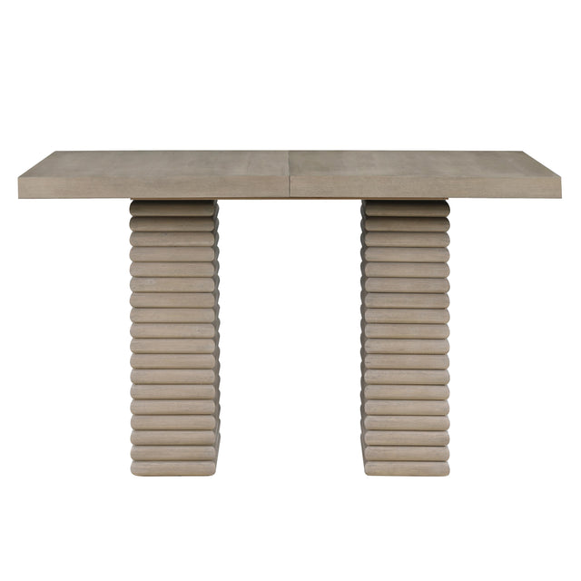  Steve Silver Furniture Lily LLY500-PTPTB 60-78" Counter Table w/18" Leaf IMAGE 1