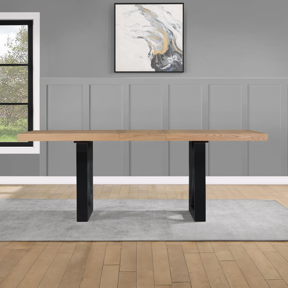  Steve Silver Furniture Magnolia MM500KCT Counter Table, Black Base IMAGE 2