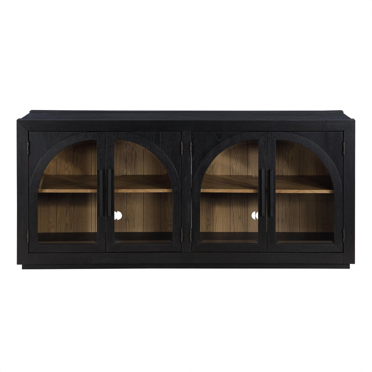 Steve Silver Furniture Magnolia MM520KSV Black Server IMAGE 1