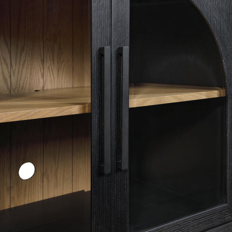  Steve Silver Furniture Magnolia MM520KSV Black Server IMAGE 2