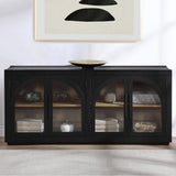  Steve Silver Furniture Magnolia MM520KSV Black Server IMAGE 3