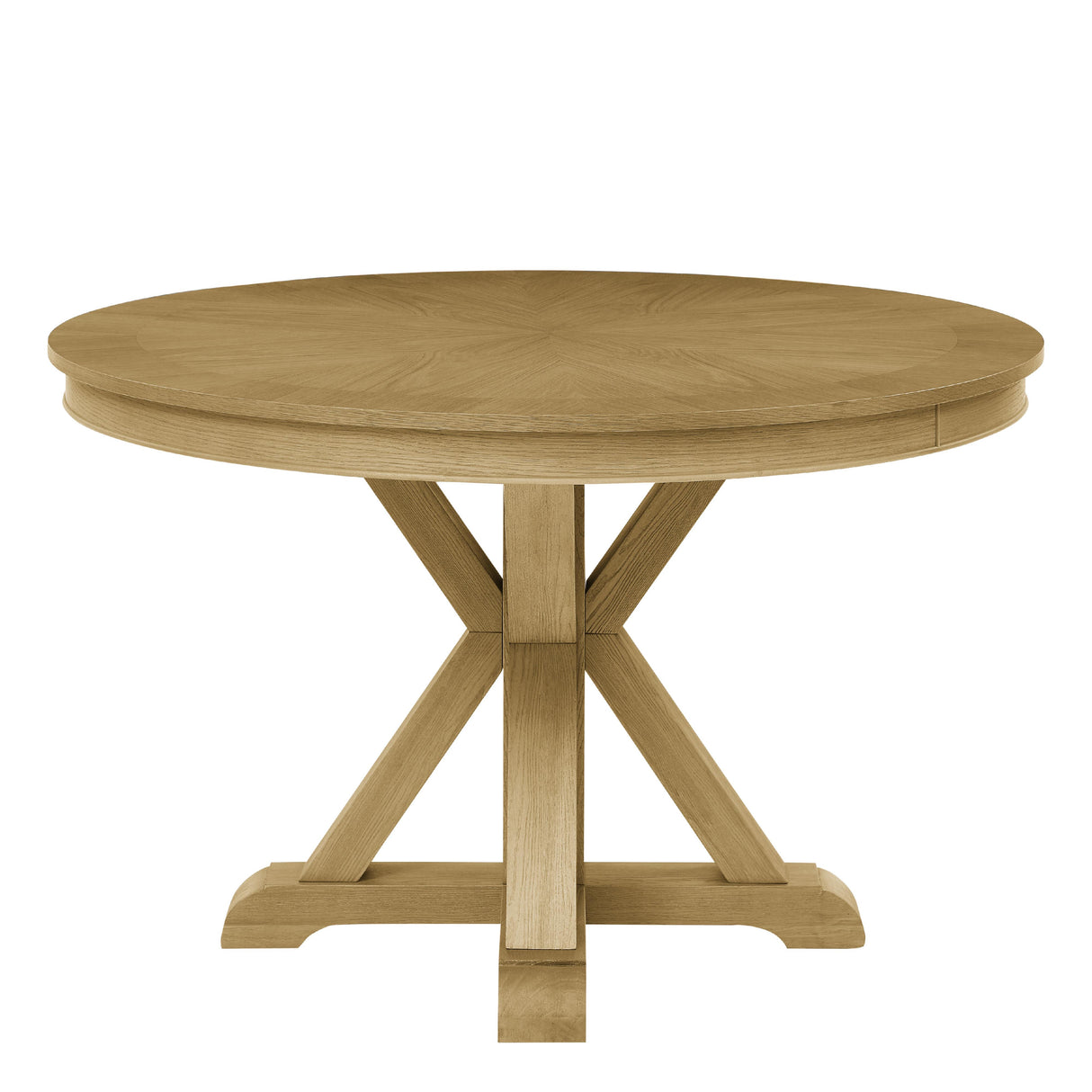  Steve Silver Furniture Rylie RL500-DB-TT Dining Table, Natural Finish IMAGE 1