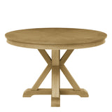  Steve Silver Furniture Rylie RL500-DB-TT Dining Table, Natural Finish IMAGE 1