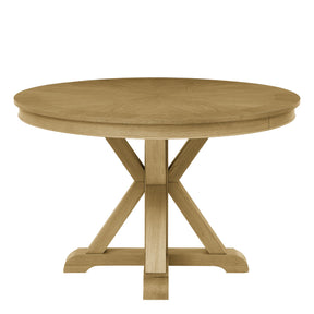  Steve Silver Furniture Rylie RL500-DB-TT Dining Table, Natural Finish IMAGE 1