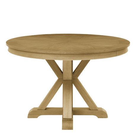  Steve Silver Furniture Rylie RL500-DB-TT Dining Table, Natural Finish IMAGE 1