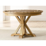  Steve Silver Furniture Rylie RL500-DB-TT-GT Dining Table with Game Top Natural IMAGE 3