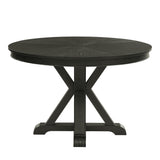  Steve Silver Furniture Rylie RL500K-DB-TT Dining Table, Black IMAGE 1