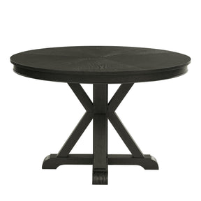  Steve Silver Furniture Rylie RL500K-DB-TT Dining Table, Black IMAGE 1