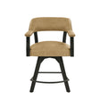  Steve Silver Furniture Rylie RL600KACCT Swivel Counter Sand PU Arm Chair IMAGE 1