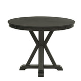  Steve Silver Furniture Rylie RL600K-PB-TT Counter Table, Black IMAGE 1