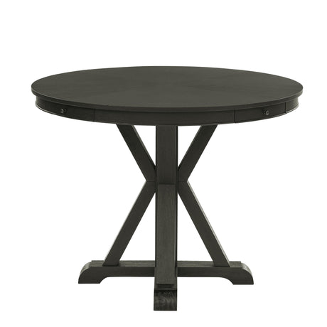  Steve Silver Furniture Rylie RL600K-PB-TT Counter Table, Black IMAGE 1