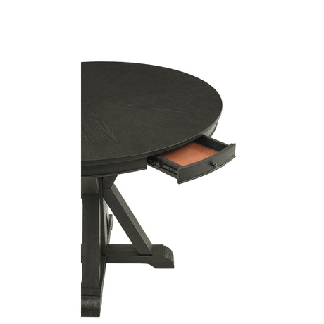  Steve Silver Furniture Rylie RL600K-PB-TT Counter Table, Black IMAGE 2