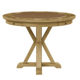  Steve Silver Furniture Rylie RL600-PB-TT-GT Counter Table w Game Top Natural IMAGE 1