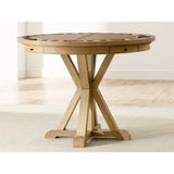 Steve Silver Furniture Rylie RL600-PB-TT-GT Counter Table w Game Top Natural IMAGE 3