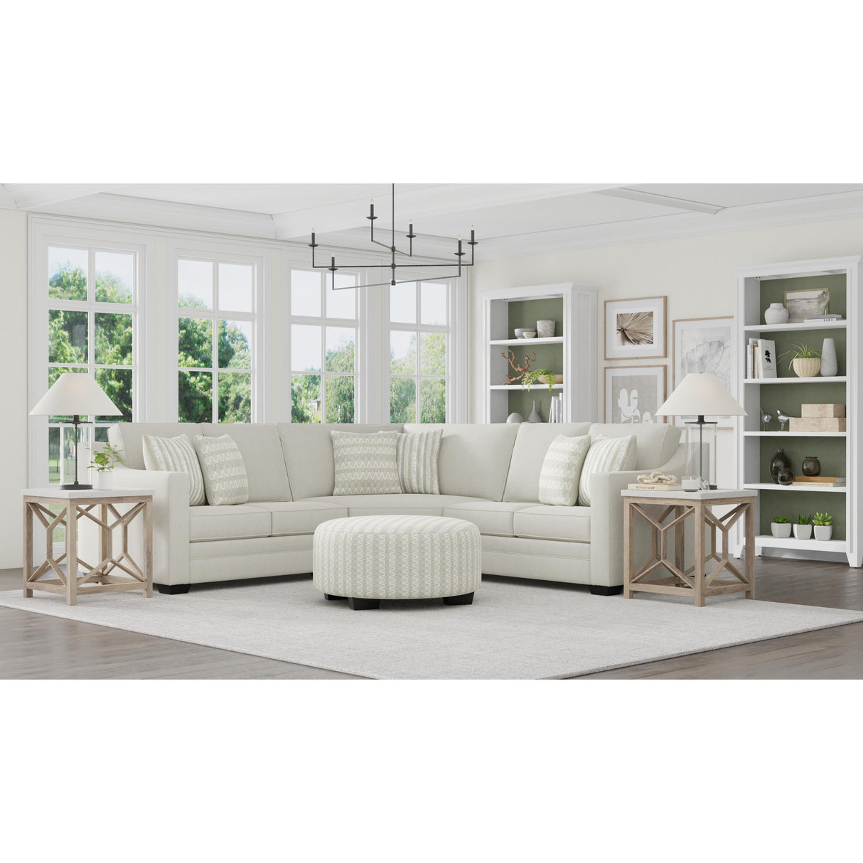  Steve Silver Furniture Jupiter JUP900 3 pc Sectional IMAGE 3