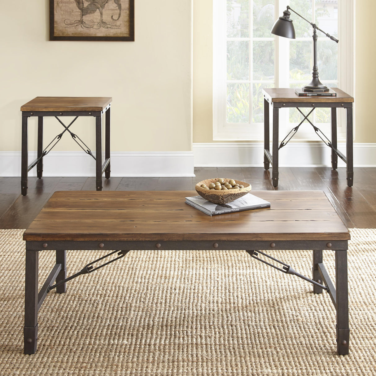  Steve Silver Furniture Ashford AF400-2E-3PC Occasional Set (C+2E) IMAGE 2