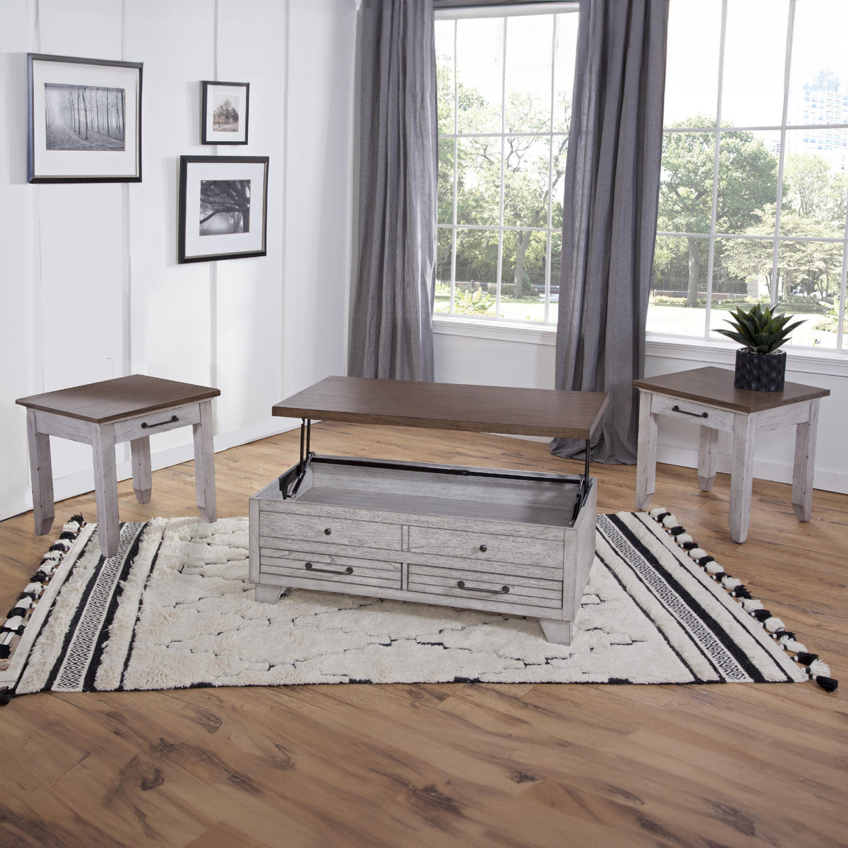  Steve Silver Furniture Bear Creek BC400-2E-3PC 3pc IMAGE 2