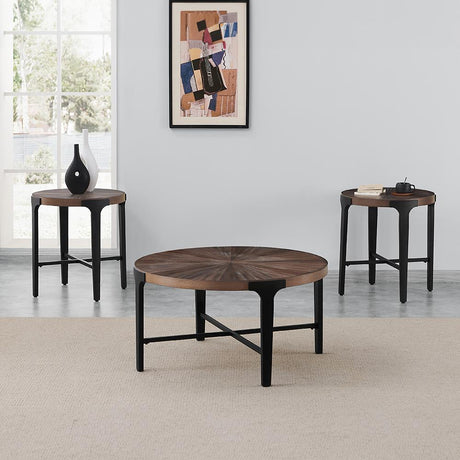  Steve Silver Furniture Chevron CH200-2E-3PC 3-Piece Table Set IMAGE 3