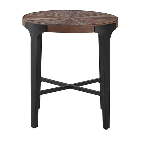  Steve Silver Furniture Chevron CH200E Round End Table IMAGE 1