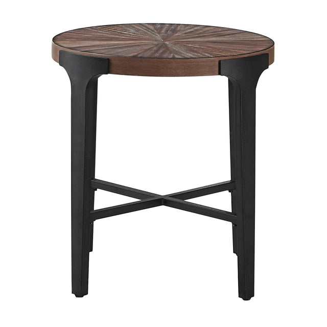  Steve Silver Furniture Chevron CH200E Round End Table IMAGE 1