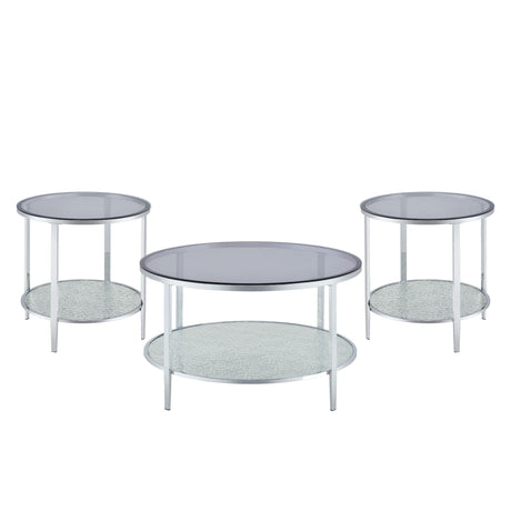  Steve Silver Furniture Frostine FS700-2E-3PC 3pc IMAGE 1