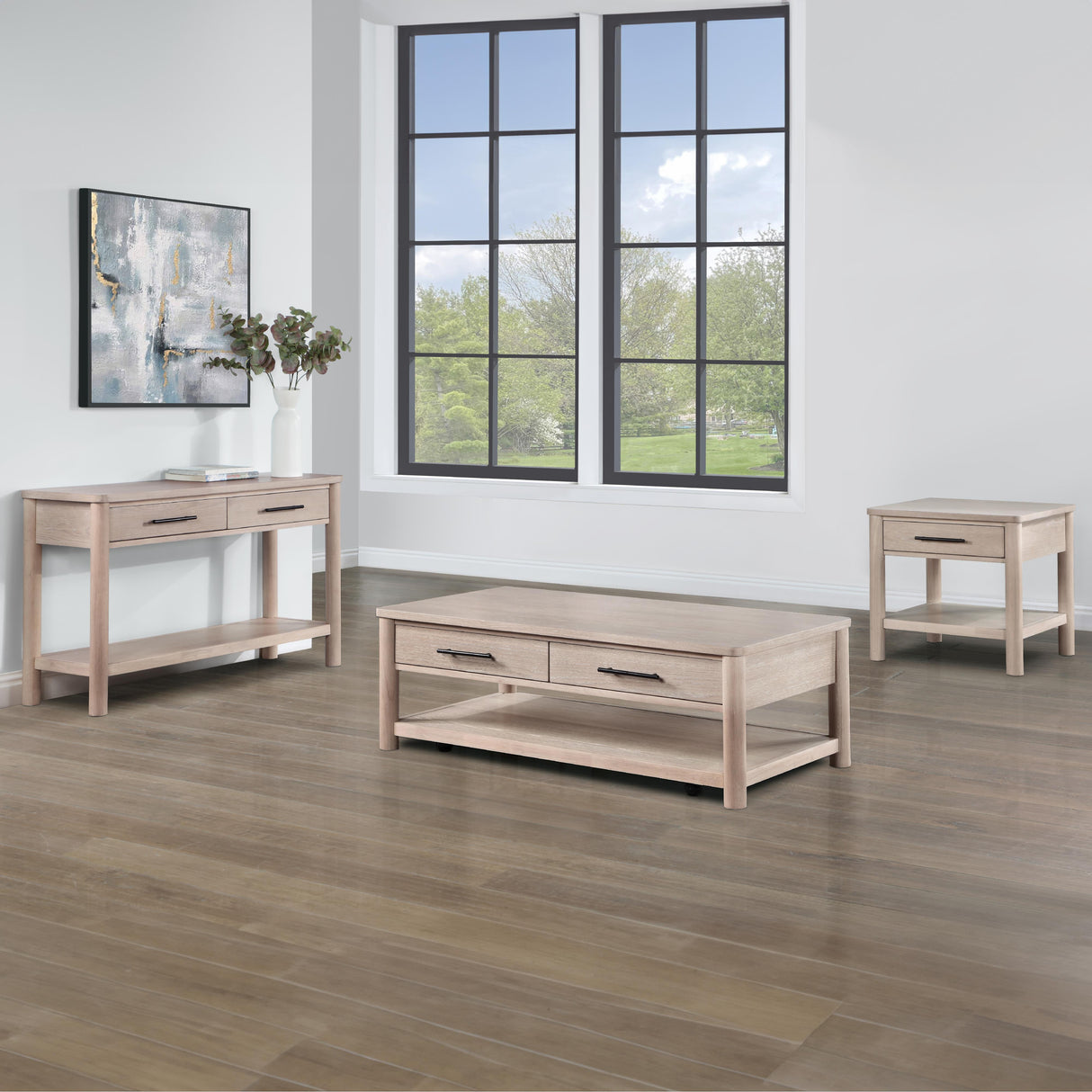  Steve Silver Furniture Gabby GAB100-2E-3PC 3-Piece Table Set 2 End Table IMAGE 3