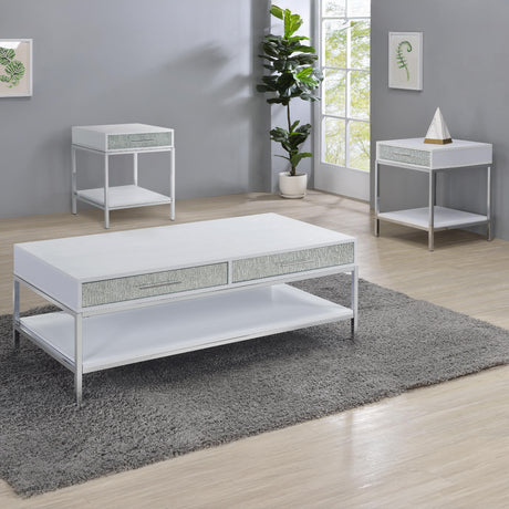  Steve Silver Furniture Mirage MR300-2E-3PC Cocktail 2 End 3PC IMAGE 3