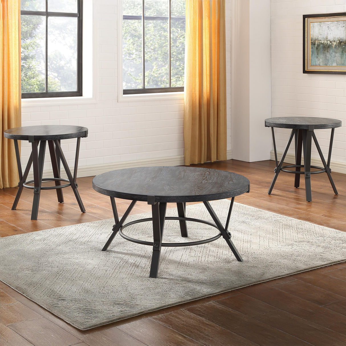  Steve Silver Furniture Portland OR100-2E-3PC 3pc IMAGE 2