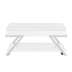 Steve Silver Furniture Zena ZN300WCL Lift-Top Cocktail Table w/Casters IMAGE 1