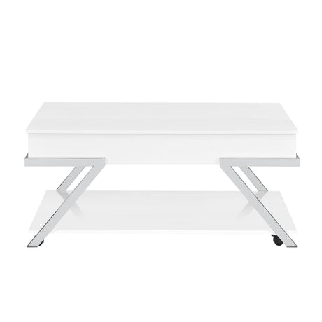  Steve Silver Furniture Zena ZN300WCL Lift-Top Cocktail Table w/Casters IMAGE 1