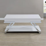  Steve Silver Furniture Zena ZN300WCL Lift-Top Cocktail Table w/Casters IMAGE 3