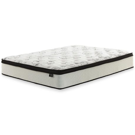  Sierra Sleep Chime 12 Inch Hybrid M697M1 California King Mattress and Foundation Set IMAGE 2