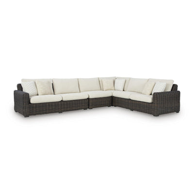  Signature Design by Ashley Kimora P711P2 4 pc Outdoor Sectional IMAGE 1