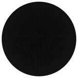  Coaster Furniture Florence 115530 Round 60-inch Pedestal Base Dining Table - Black IMAGE 4