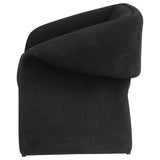  Coaster Furniture Ramsey 907524 Upholstered Sloped Arm Accent Chair - Black IMAGE 5