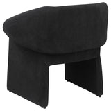 Coaster Furniture Ramsey 907524 Upholstered Sloped Arm Accent Chair - Black IMAGE 6