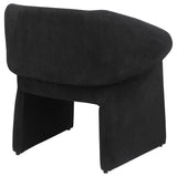  Coaster Furniture Ramsey 907524 Upholstered Sloped Arm Accent Chair - Black IMAGE 7