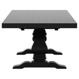  Coaster Furniture Florence 115531 126-inch Extension Dining Table - Distressed Black IMAGE 10