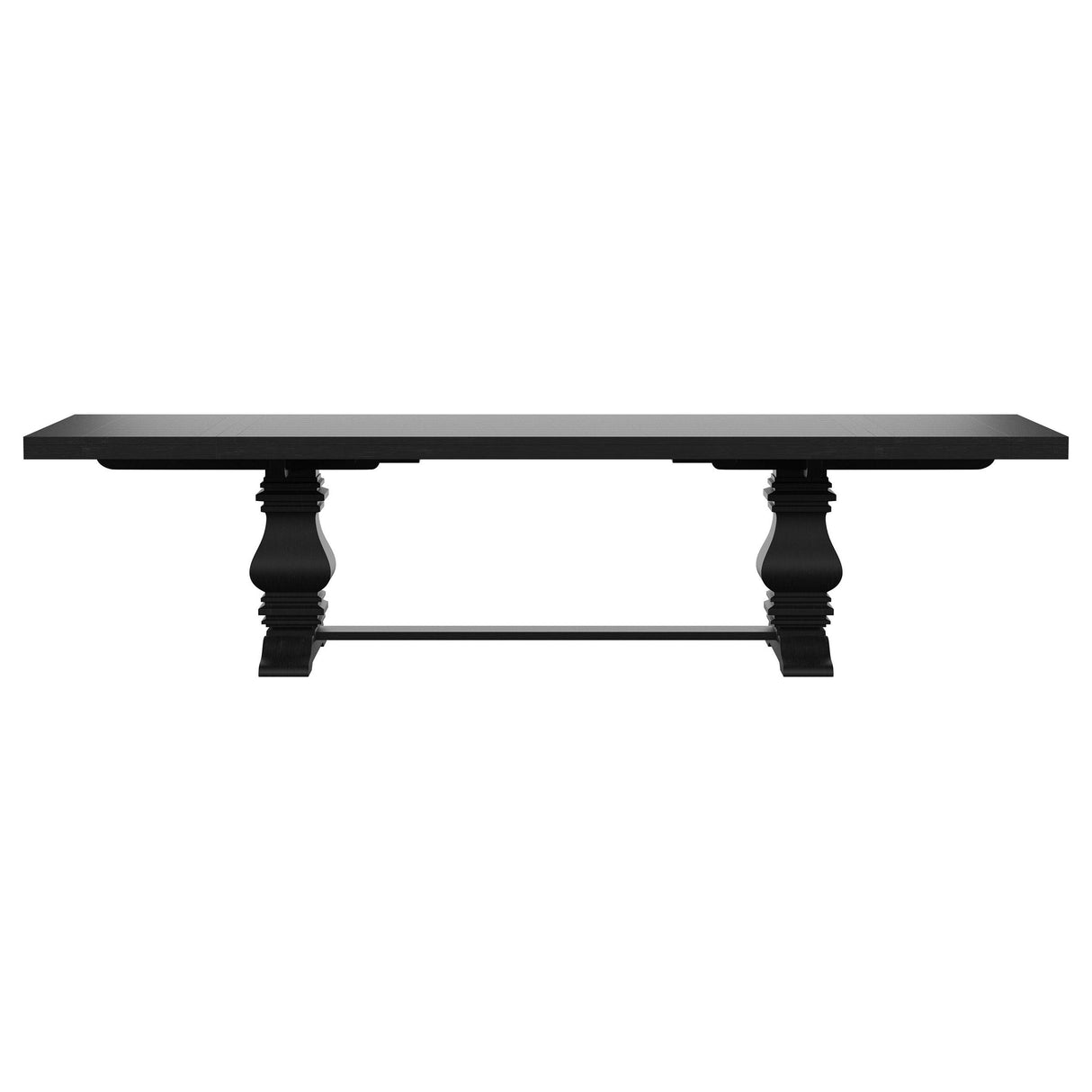  Coaster Furniture Florence 115531 126-inch Extension Dining Table - Distressed Black IMAGE 6