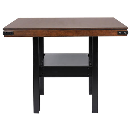  Coaster Furniture Patterson 108888 60-inch Counter Height Dining Table - Mango Oak IMAGE 4