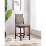  Coaster Furniture Patterson 108889 Upholstered Counter Chair - Mango Oak IMAGE 2
