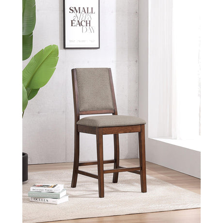  Coaster Furniture Patterson 108889 Upholstered Counter Chair - Mango Oak IMAGE 2