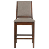  Coaster Furniture Patterson 108889 Upholstered Counter Chair - Mango Oak IMAGE 3