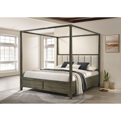 Coaster Furniture Gran Park 224931KE Eastern King Canopy Bed - Dark Cocoa IMAGE 6
