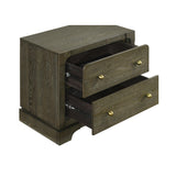  Coaster Furniture Gran Park 224932 2-Drawer Nightstand Bedside Table - Dark Cocoa IMAGE 10